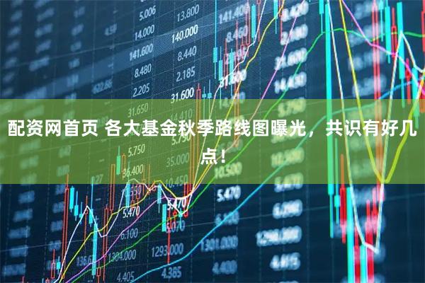 配资网首页 各大基金秋季路线图曝光，共识有好几点！