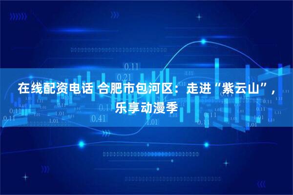 在线配资电话 合肥市包河区：走进“紫云山”，乐享动漫季